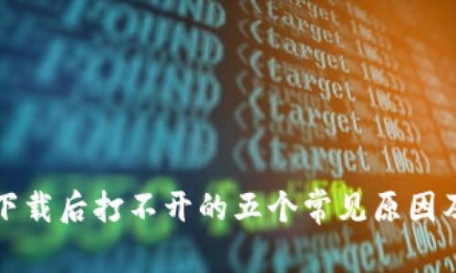 TP冷钱包下载后打不开的五个常见原因及解决方案
